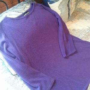 "DARK" purple sweater
